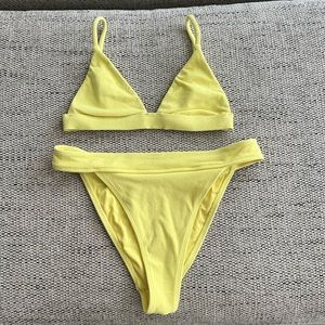 Pacsun yellow bikini